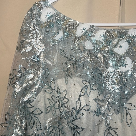 Mac Duggal 67498 NWT Bateau Neckline Floral Dress - Picture 7 of 14